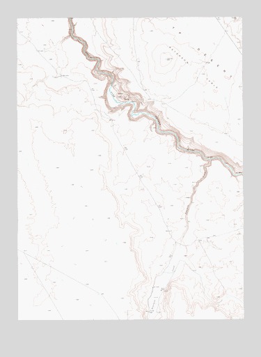 Peterson Table West, NV USGS Topographic Map