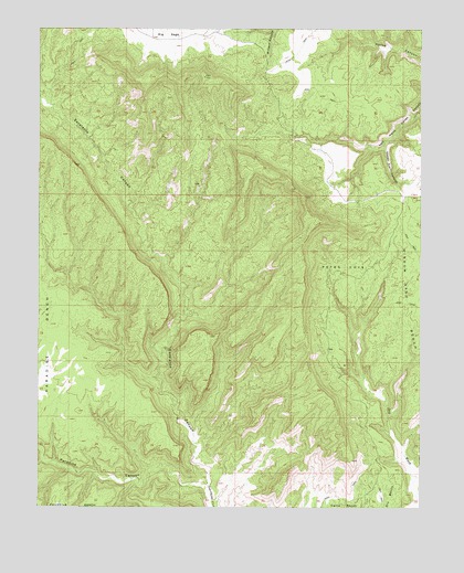Petes Cove, UT USGS Topographic Map
