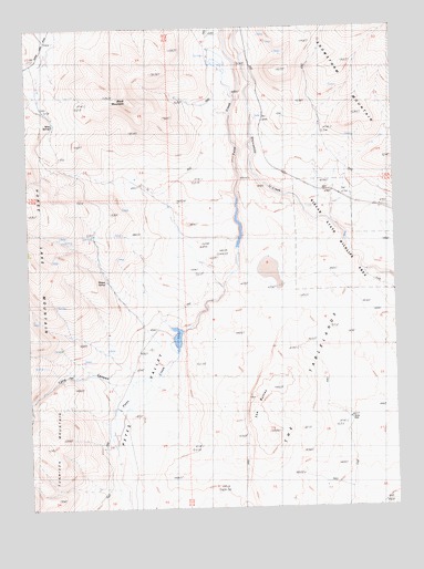 Petes Valley, CA USGS Topographic Map