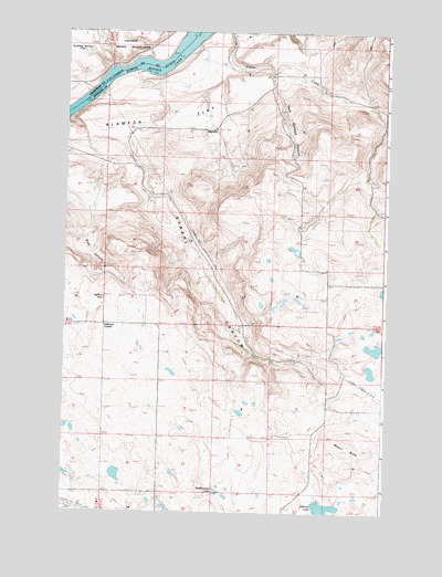 Alameda Flat, WA USGS Topographic Map