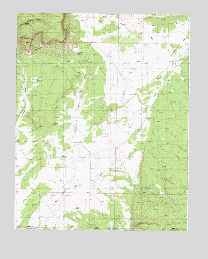 Petrified Hollow, UT USGS Topographic Map
