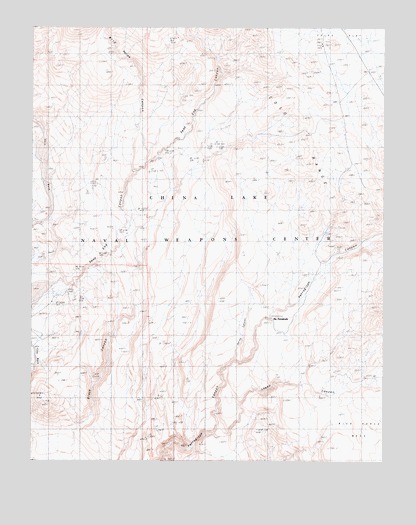 Petroglyph Canyon, CA USGS Topographic Map
