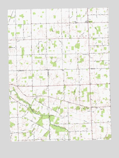 Petroleum, IN USGS Topographic Map