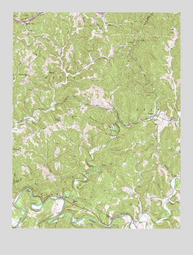 Petroleum, WV USGS Topographic Map