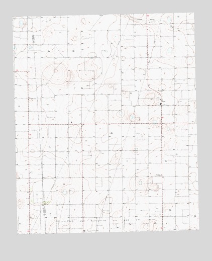 Pettit, TX USGS Topographic Map