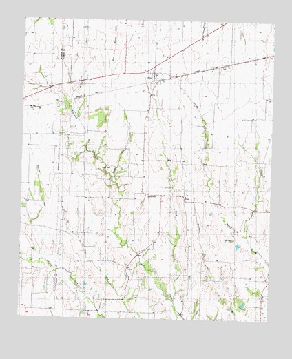 Petty, TX USGS Topographic Map