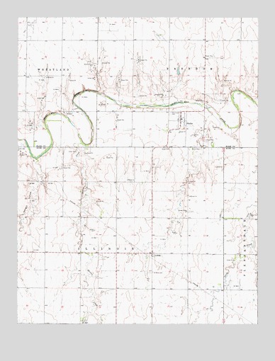 Pfeifer, KS USGS Topographic Map