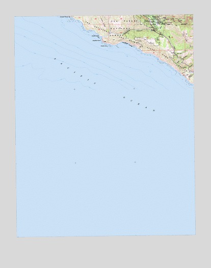 Pfeiffer Point, CA USGS Topographic Map