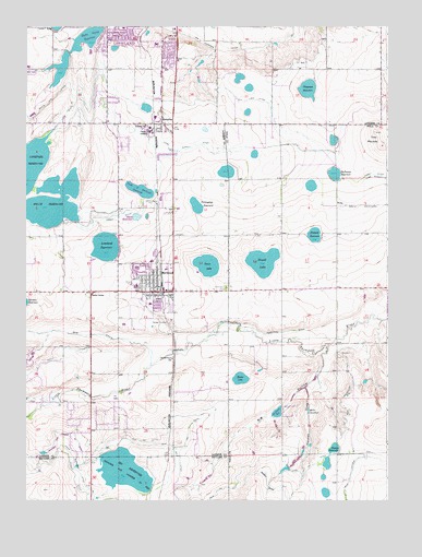 Berthoud, CO USGS Topographic Map