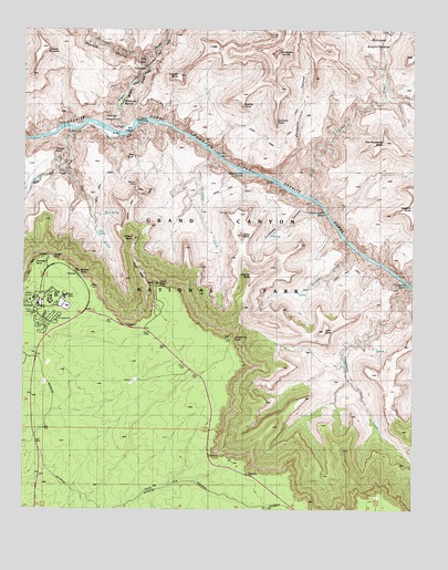 Phantom Ranch, AZ USGS Topographic Map