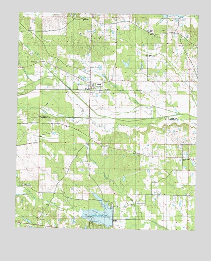 Pheba, MS USGS Topographic Map