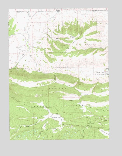 Phil Pico Mountain, UT USGS Topographic Map