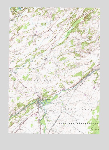 Philadelphia, NY USGS Topographic Map