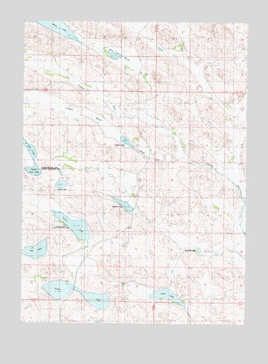 Philbrick Lake, NE USGS Topographic Map