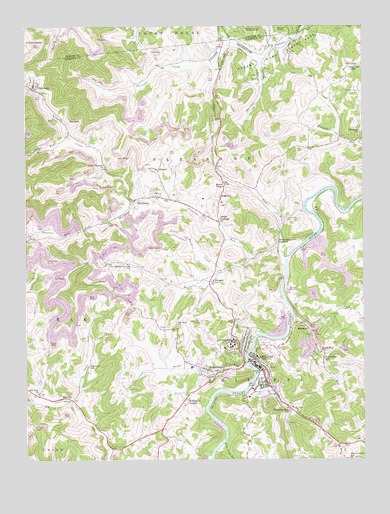 Philippi, WV USGS Topographic Map