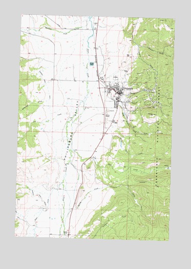 Philipsburg, MT USGS Topographic Map