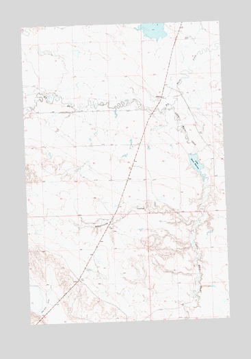 Phillips, MT USGS Topographic Map