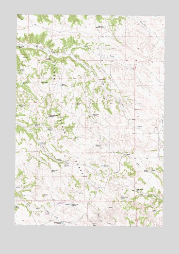 Phillips Butte, MT USGS Topographic Map