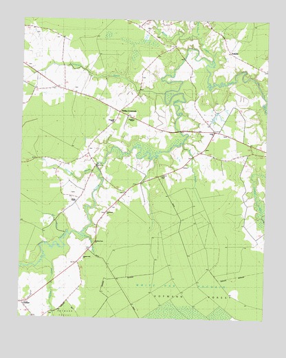 Phillips Crossroads, NC USGS Topographic Map