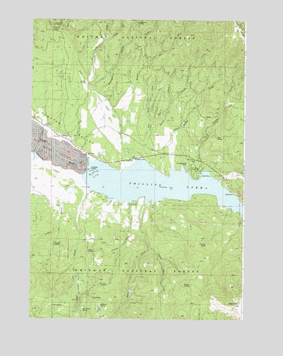 Phillips Lake, OR USGS Topographic Map