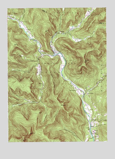 Phoenicia, NY USGS Topographic Map