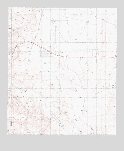 Phone Line Canyon, TX USGS Topographic Map