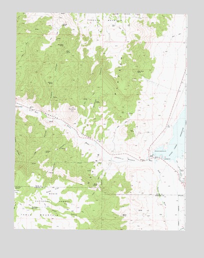 Phonolite Hill, UT USGS Topographic Map