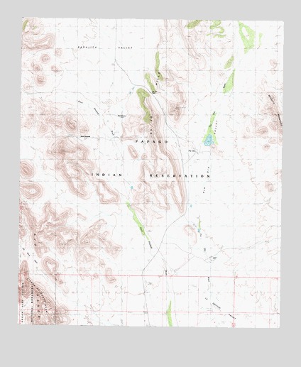 Pia Oik, AZ USGS Topographic Map