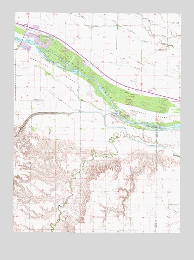 Bertrand NW, NE USGS Topographic Map