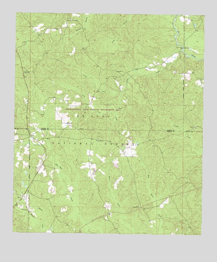 Piave, MS USGS Topographic Map