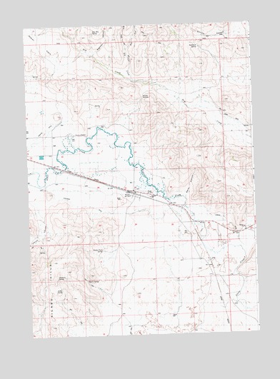 Picabo, ID USGS Topographic Map