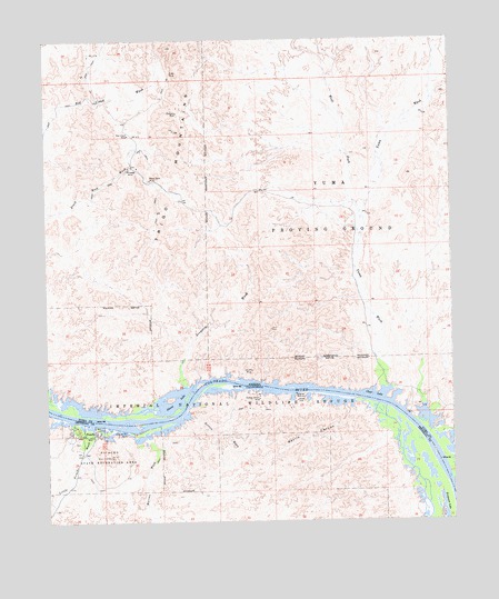 Picacho, CA USGS Topographic Map