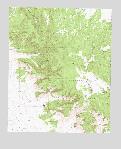 Picacho Butte SE, AZ USGS Topographic Map