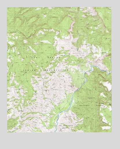 Picacho Colorado, AZ USGS Topographic Map
