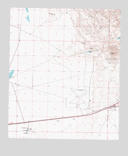 Picacho Mountain, NM USGS Topographic Map