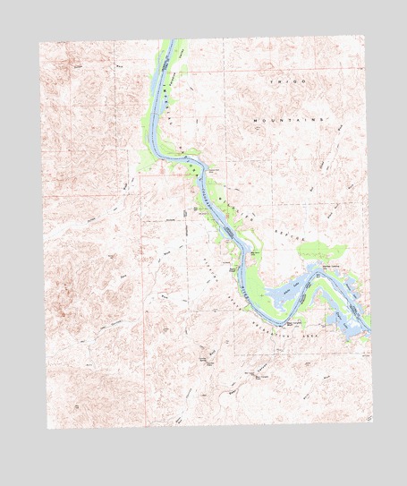 Picacho SW, CA USGS Topographic Map