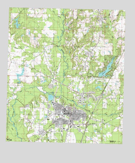 Picayune, MS USGS Topographic Map