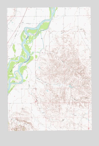 Piche, MT USGS Topographic Map