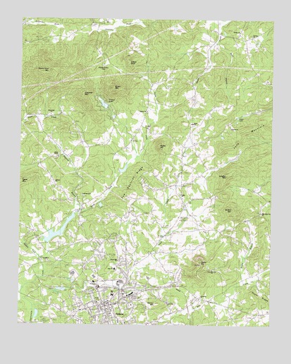 Pickens, SC USGS Topographic Map