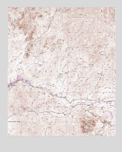 Picketpost Mountain, AZ USGS Topographic Map