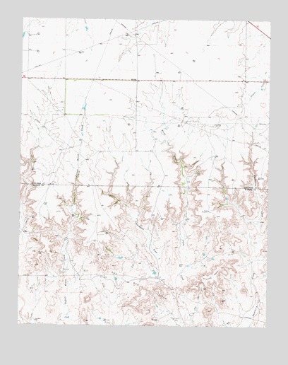 Pickett Ranch Creek, TX USGS Topographic Map