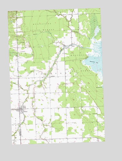 Pickford, MI USGS Topographic Map