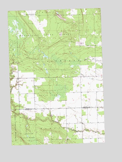 Pickford NW, MI USGS Topographic Map