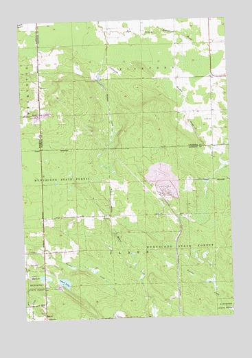 Pickford SE, MI USGS Topographic Map