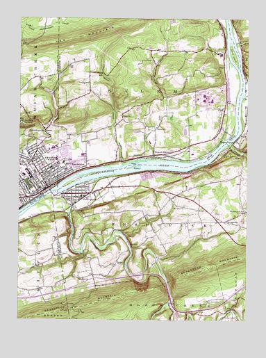 Berwick, PA USGS Topographic Map