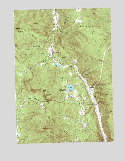 Pico Peak, VT USGS Topographic Map