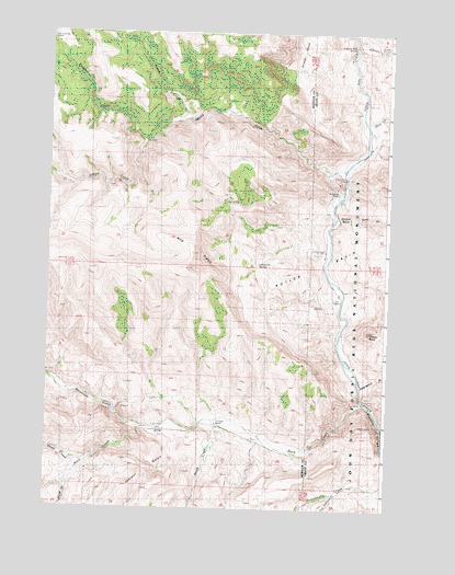 Picture Gorge West, OR USGS Topographic Map