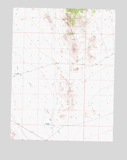 Picture Rock Hills, UT USGS Topographic Map