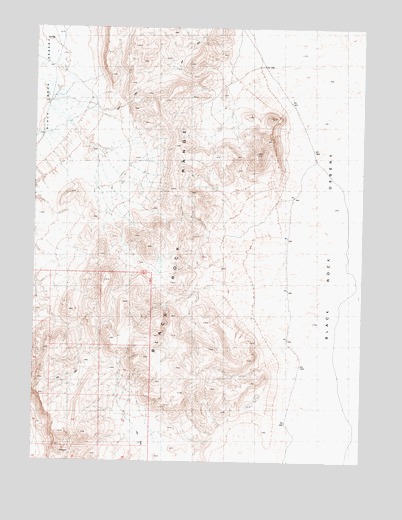 Pidgeon Spring SW, NV USGS Topographic Map
