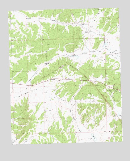 Pie Town, NM USGS Topographic Map